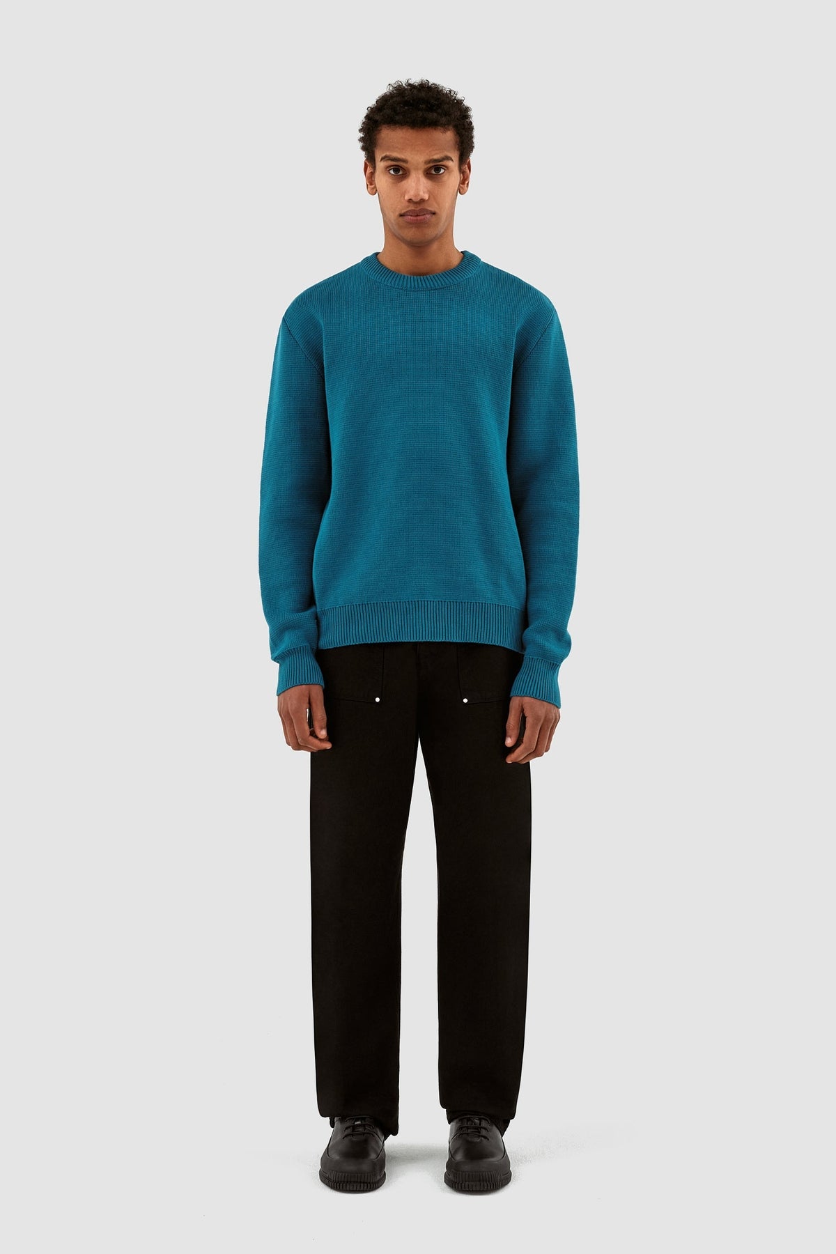 Pull Kobe Back Heart - Bleu pétrole