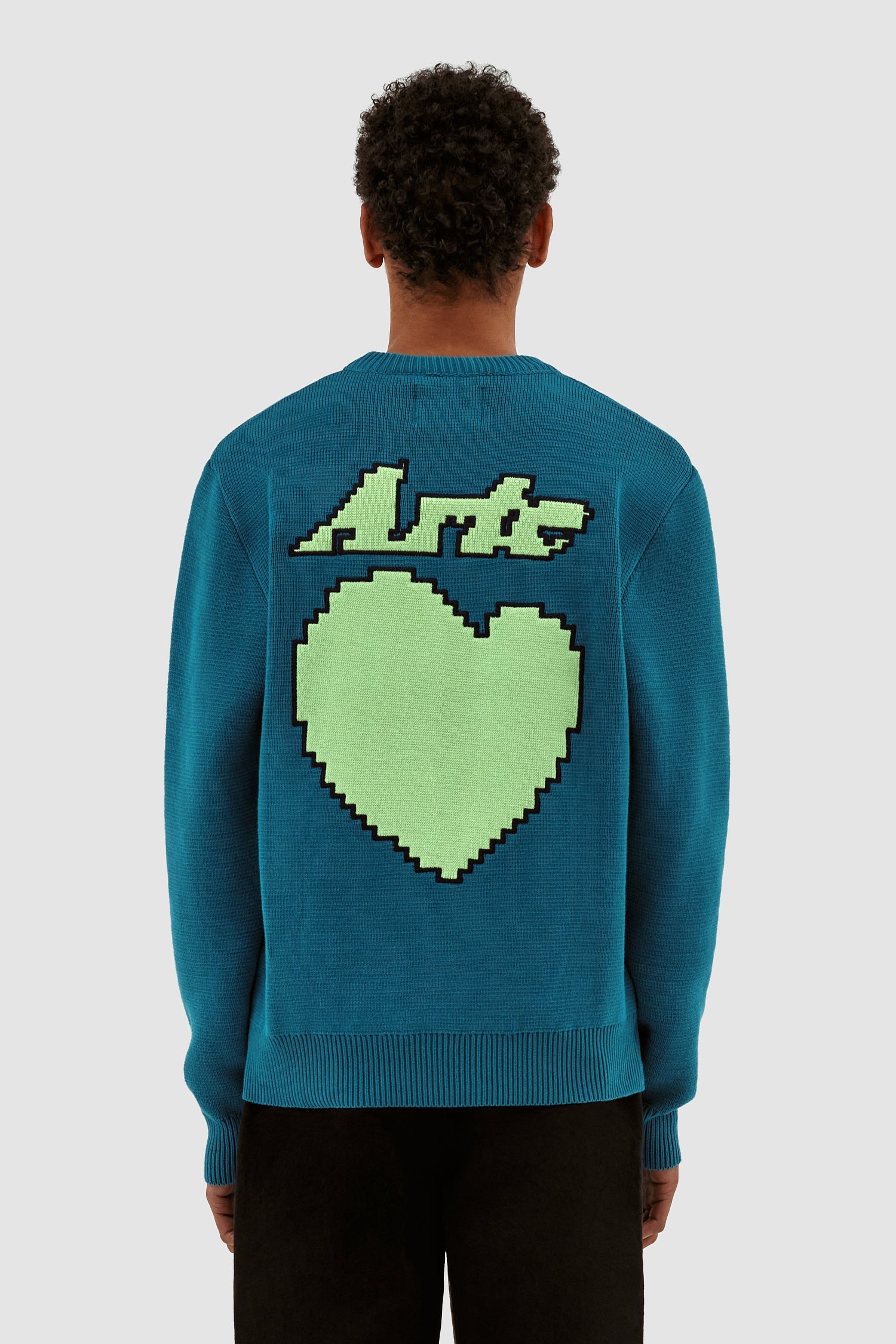 Pull Kobe Back Heart - Bleu pétrole