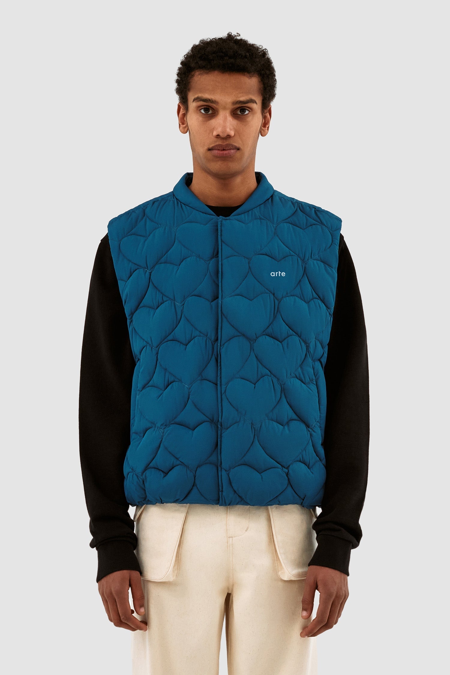 Gilet Vince Heart - Bleu pétrole