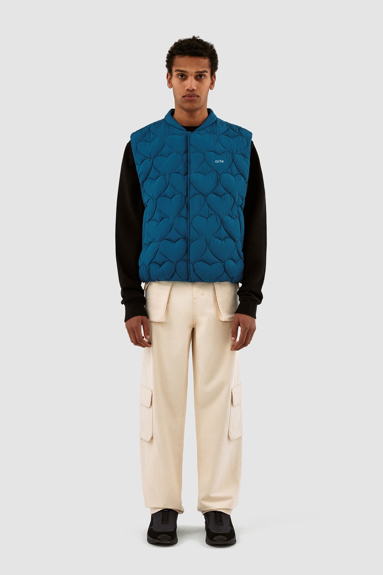 Gilet Vince Heart - Bleu pétrole