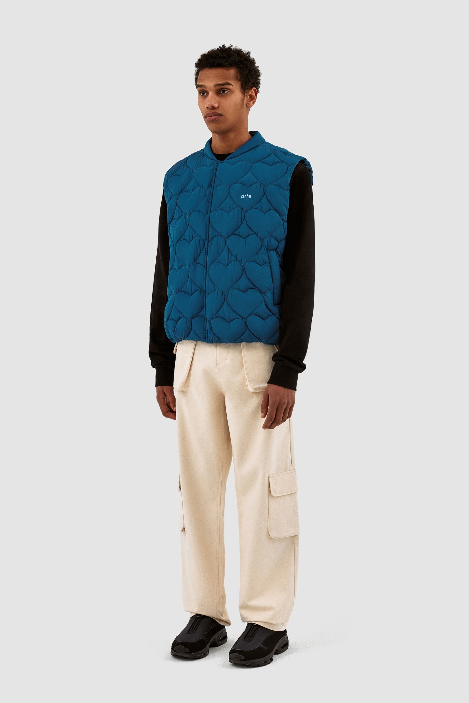Gilet Vince Heart - Bleu pétrole