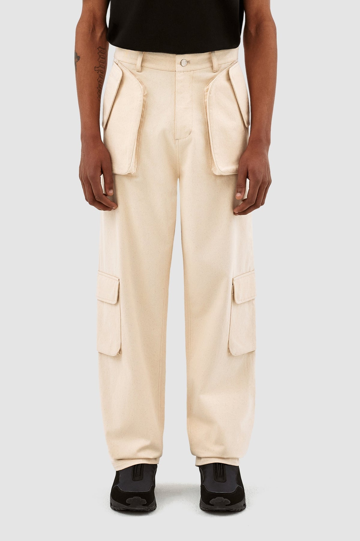 Pantalon cargo Jaden - Crème