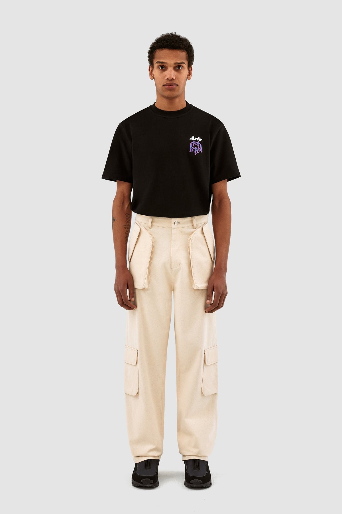 Pantalon cargo Jaden - Crème