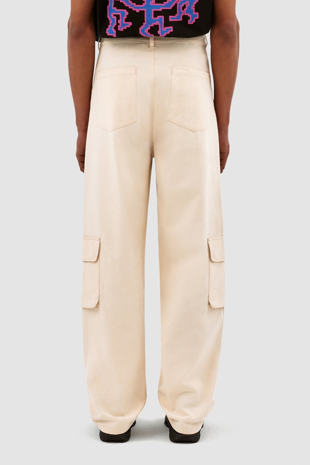 Pantalon cargo Jaden - Crème