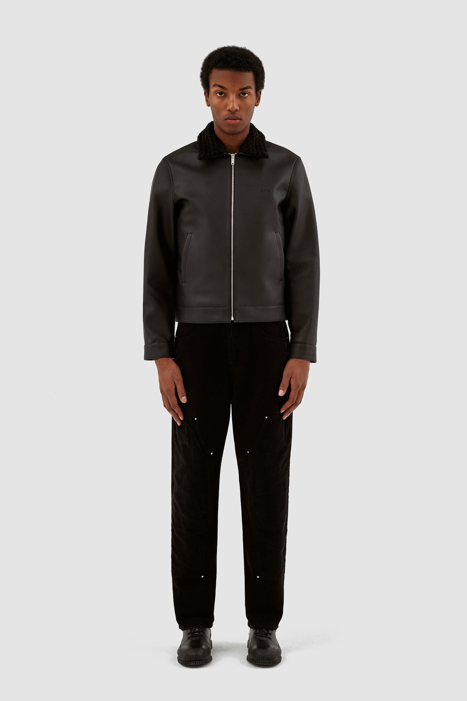 Veste à col Jasper - Noir