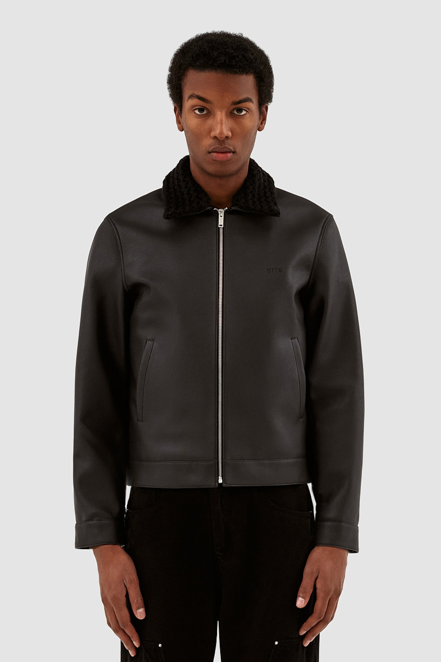 Veste à col Jasper - Noir