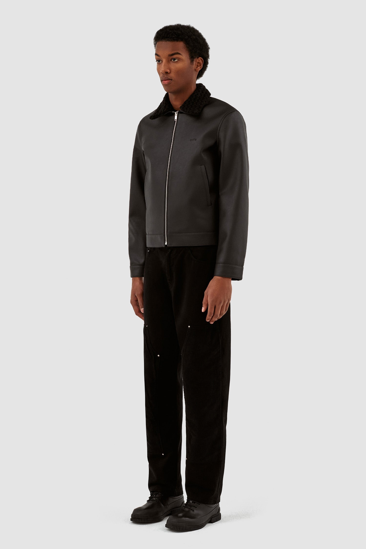 Veste à col Jasper - Noir