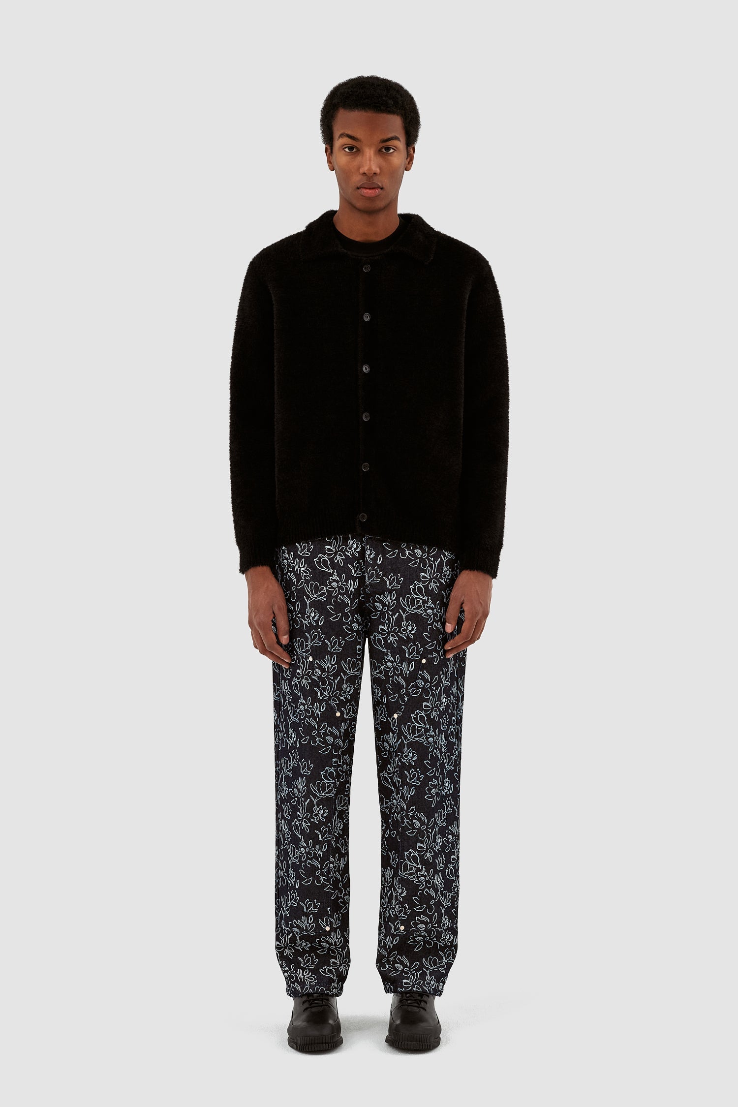 Cardigan Kyle Fluffy - Noir