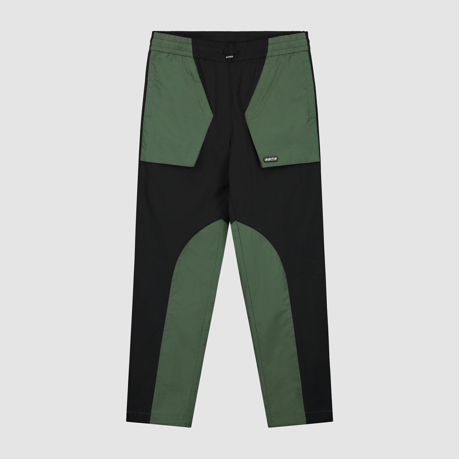 Pantalon contrasté Jake - noir/vert