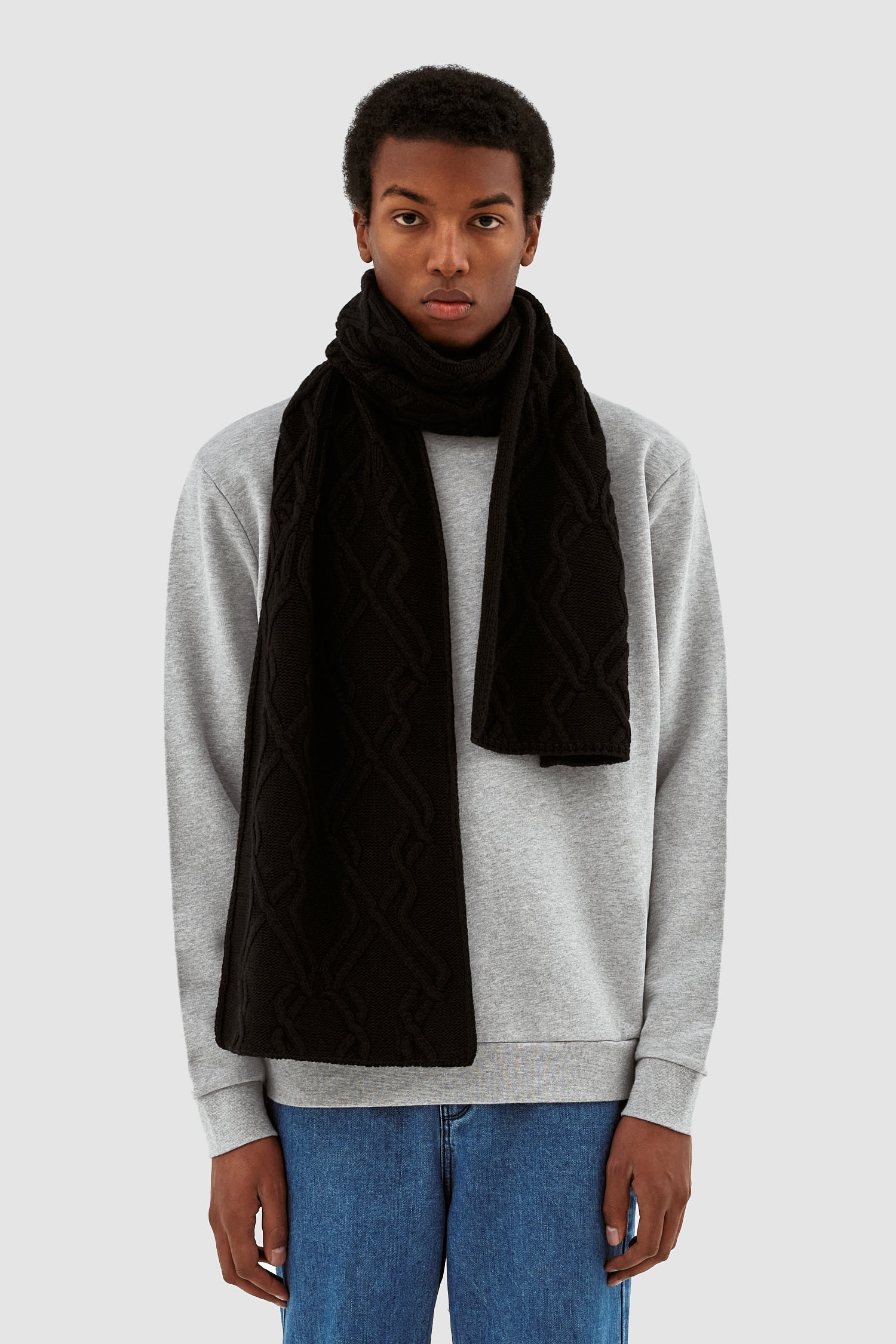 Foulard Aaron Multi - Noir