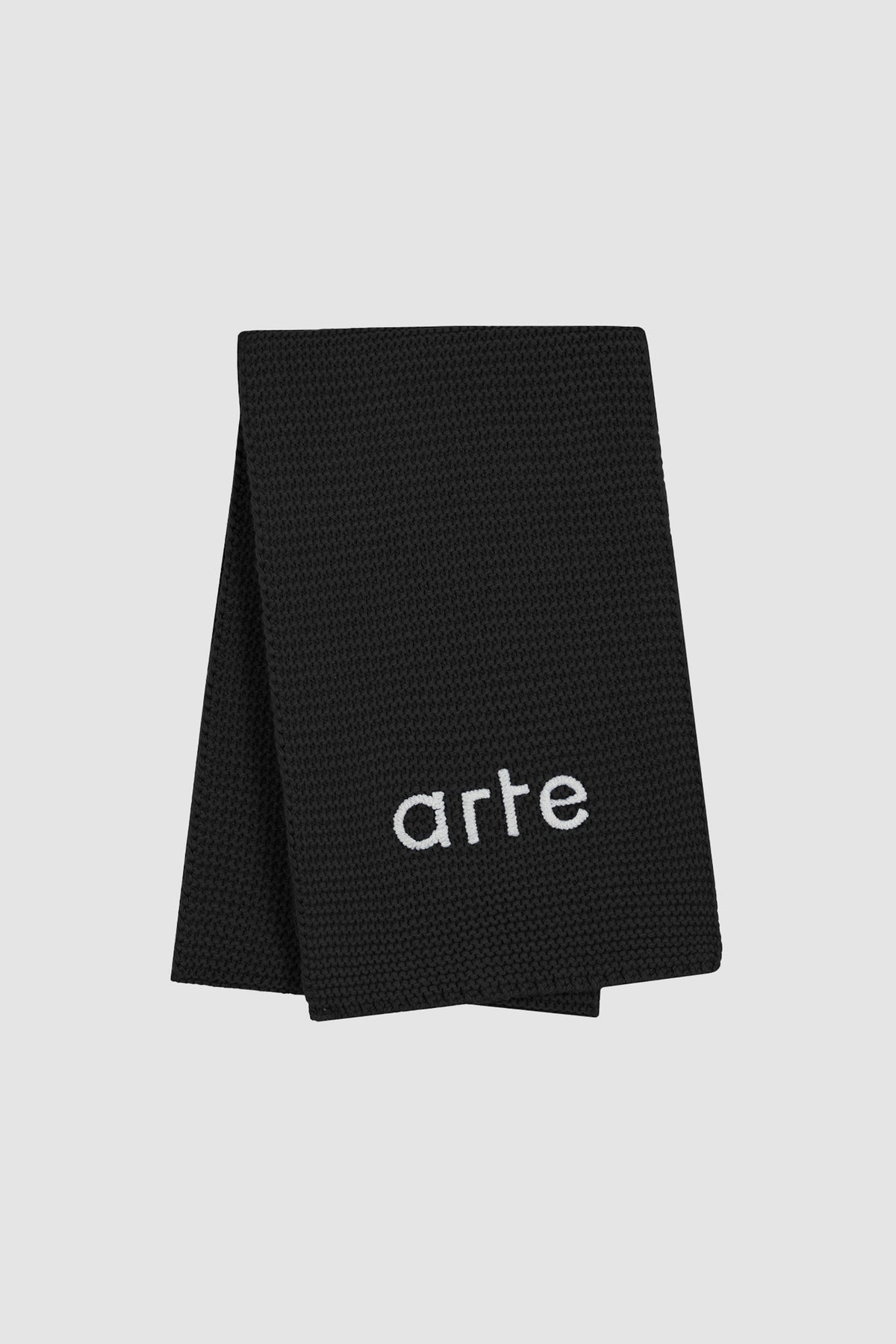 Écharpe en tricot Aaron - Noir