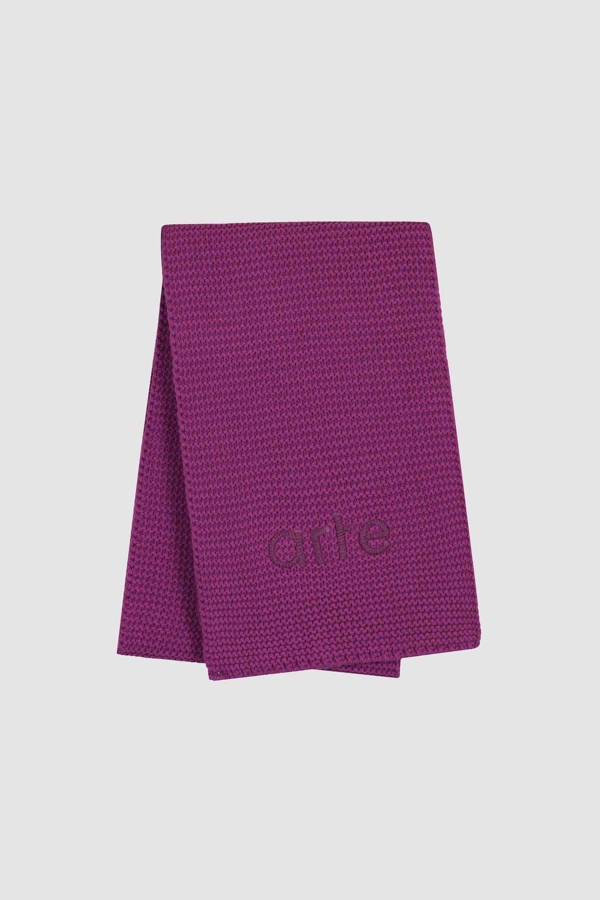 Écharpe en tricot Aaron - rose