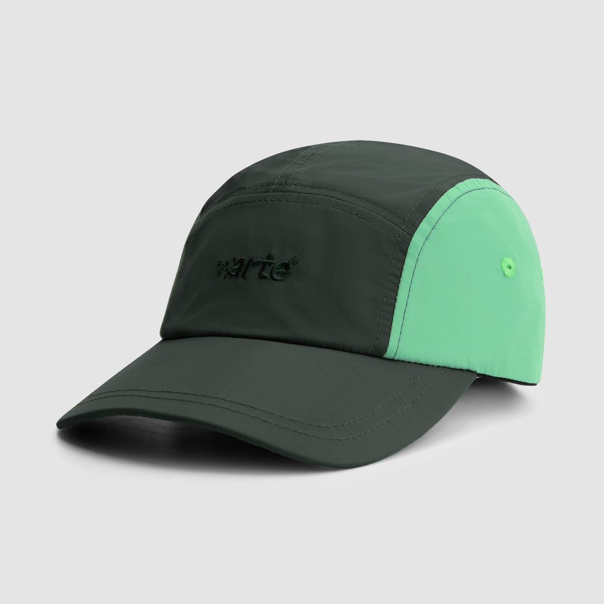 Casquette Cedric à 5 panneaux - Vert clair/Vert foncé
