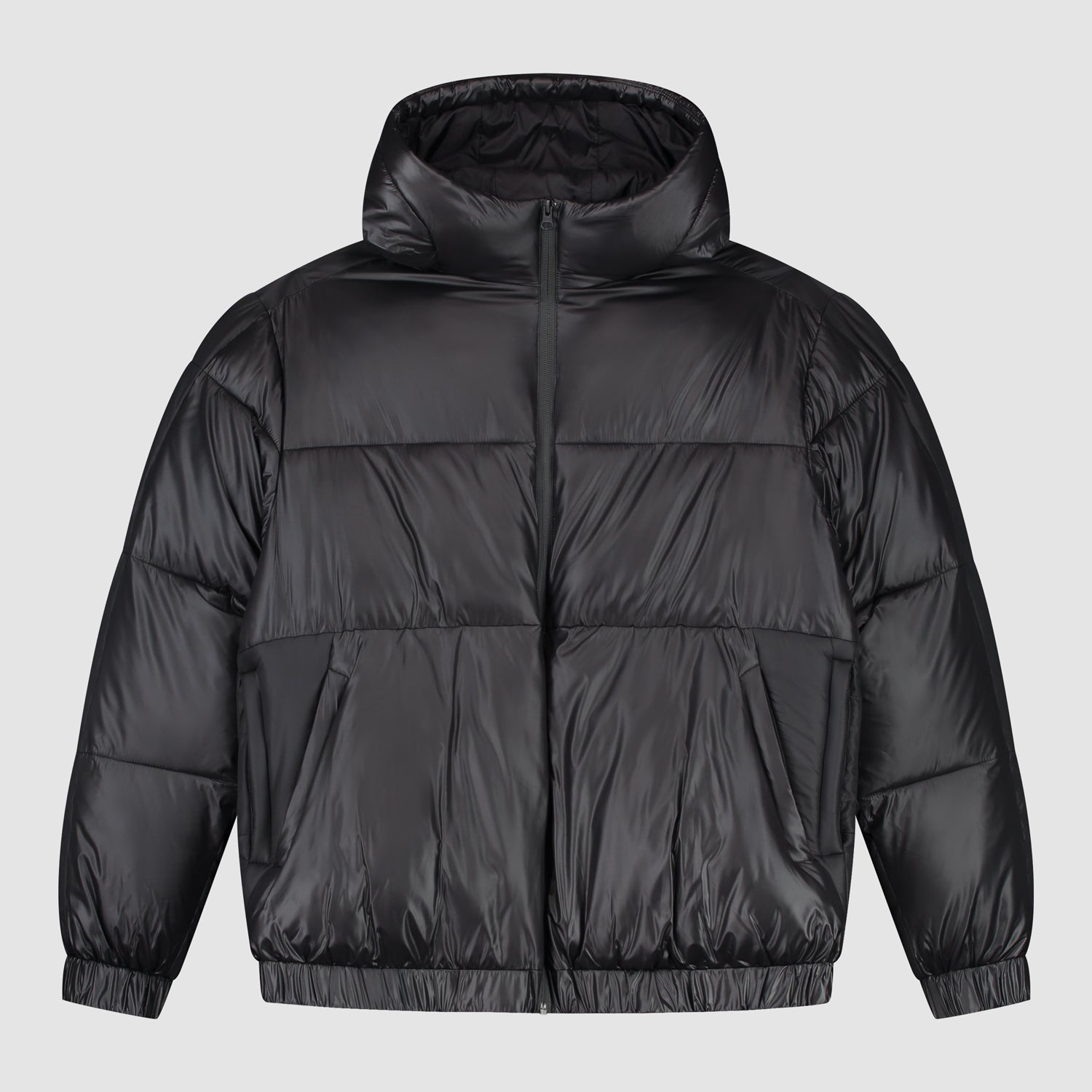 Veste polaire brillante - Noir