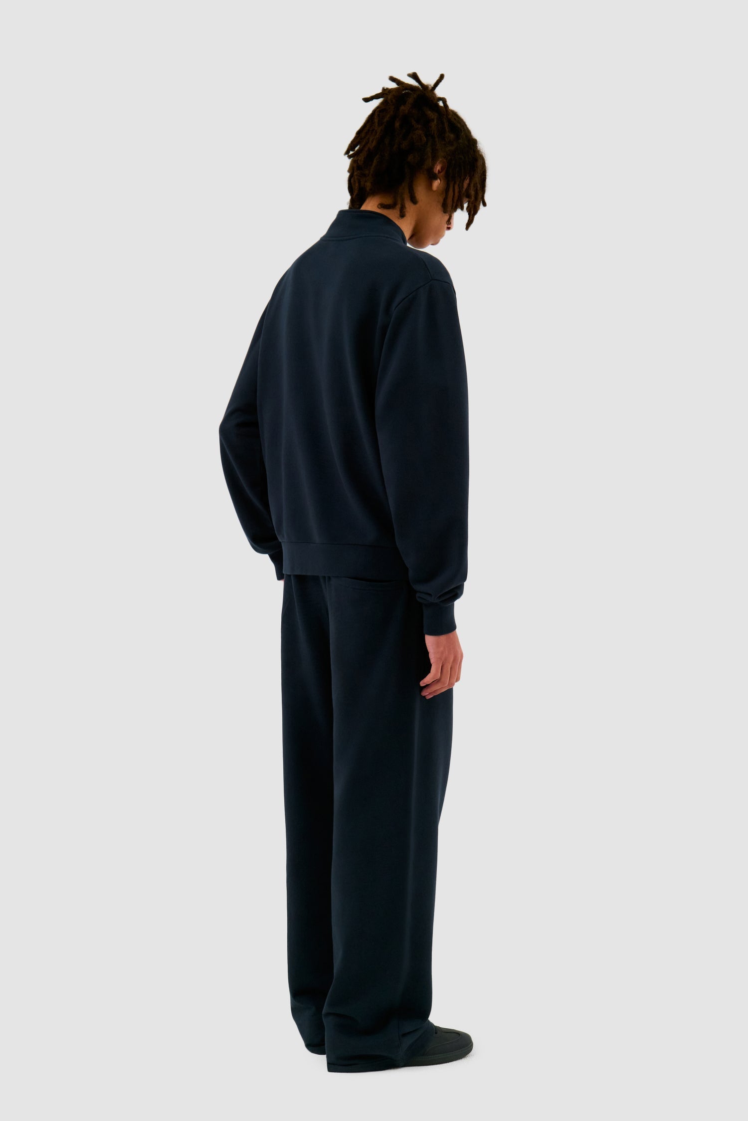 Pantalon Crochet Flowers - Navy