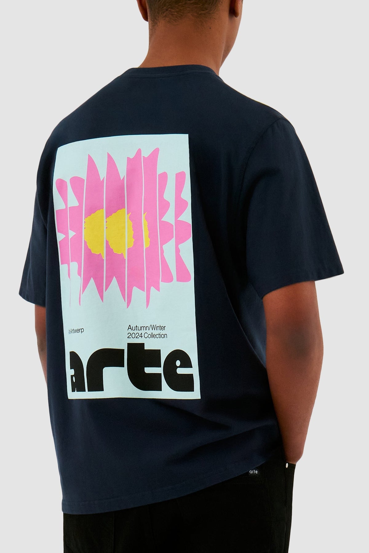 T-shirt Flower Poster - Marine