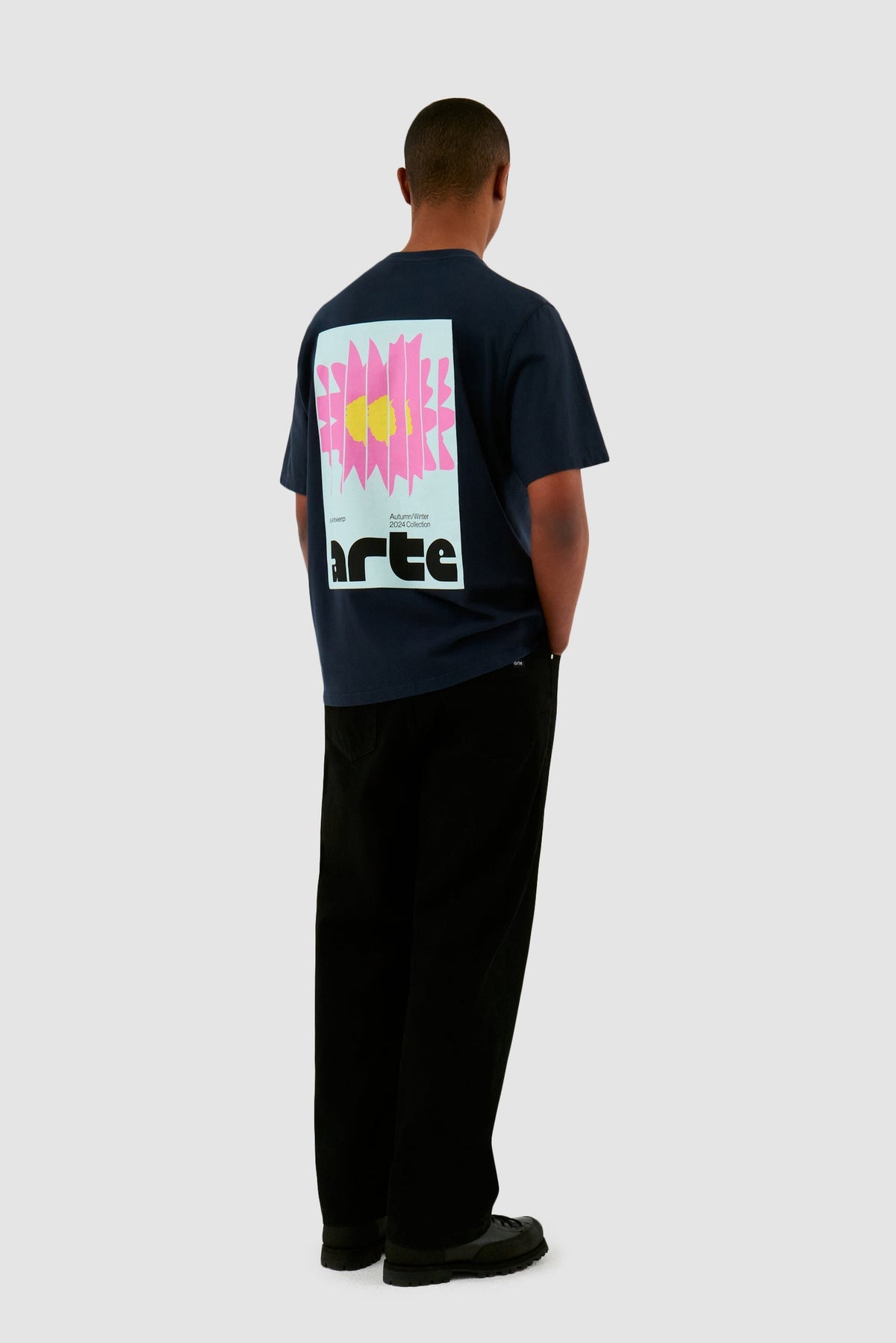 T-shirt Flower Poster - Marine