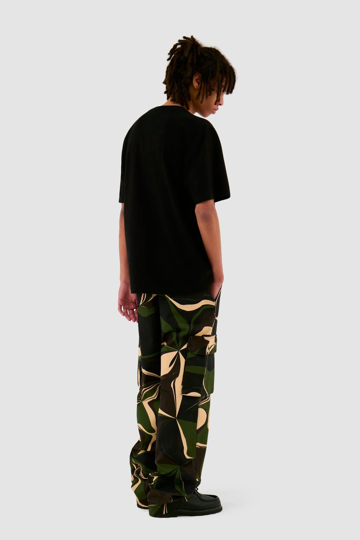 Pantalon cargo camouflage - Imprimé
