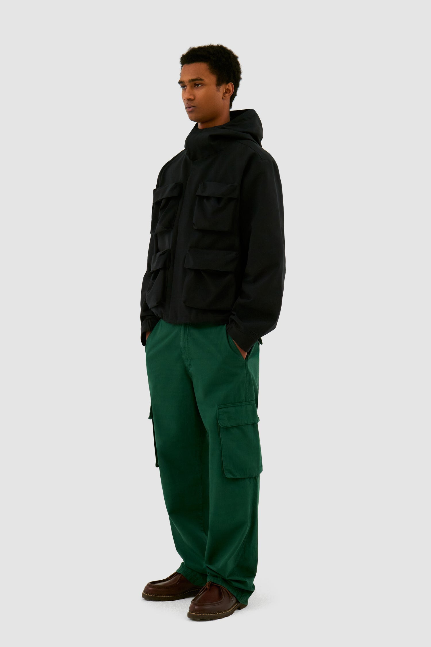 Pantalon cargo - Vert