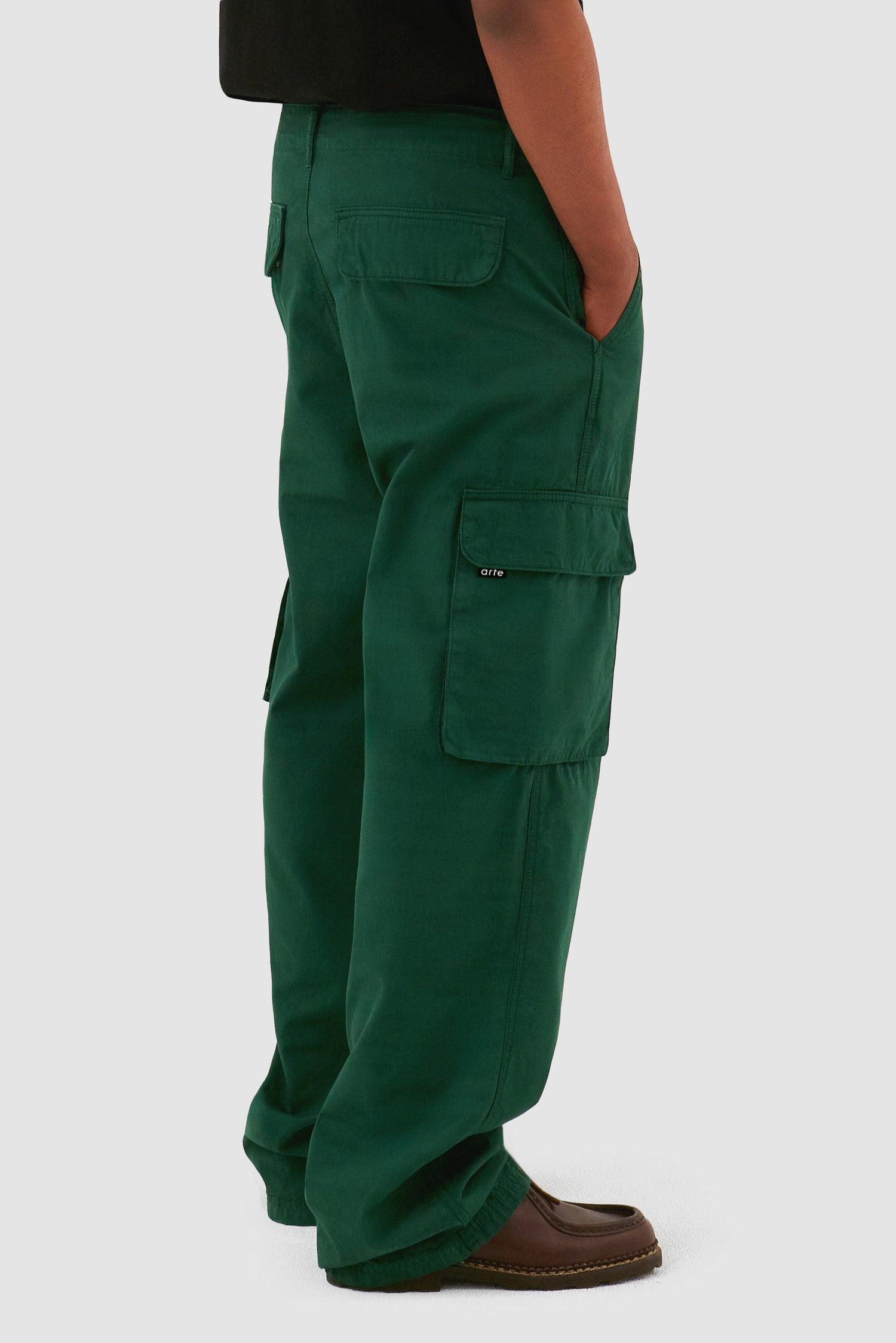 Pantalon cargo - Vert