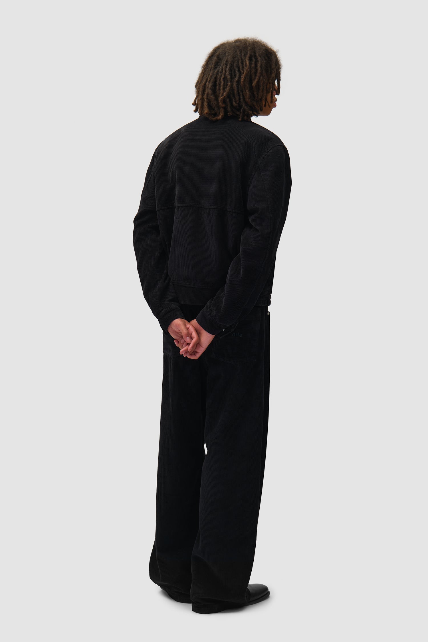 Veste en velours côtelé - Noir