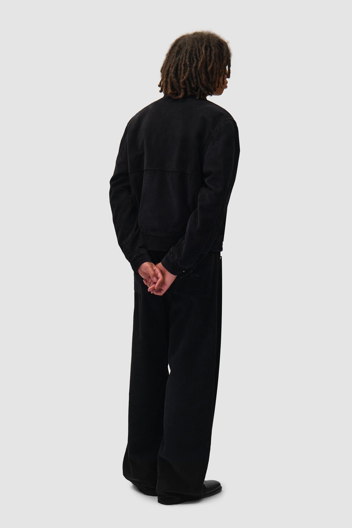 Pantalon en velours côtelé - Noir