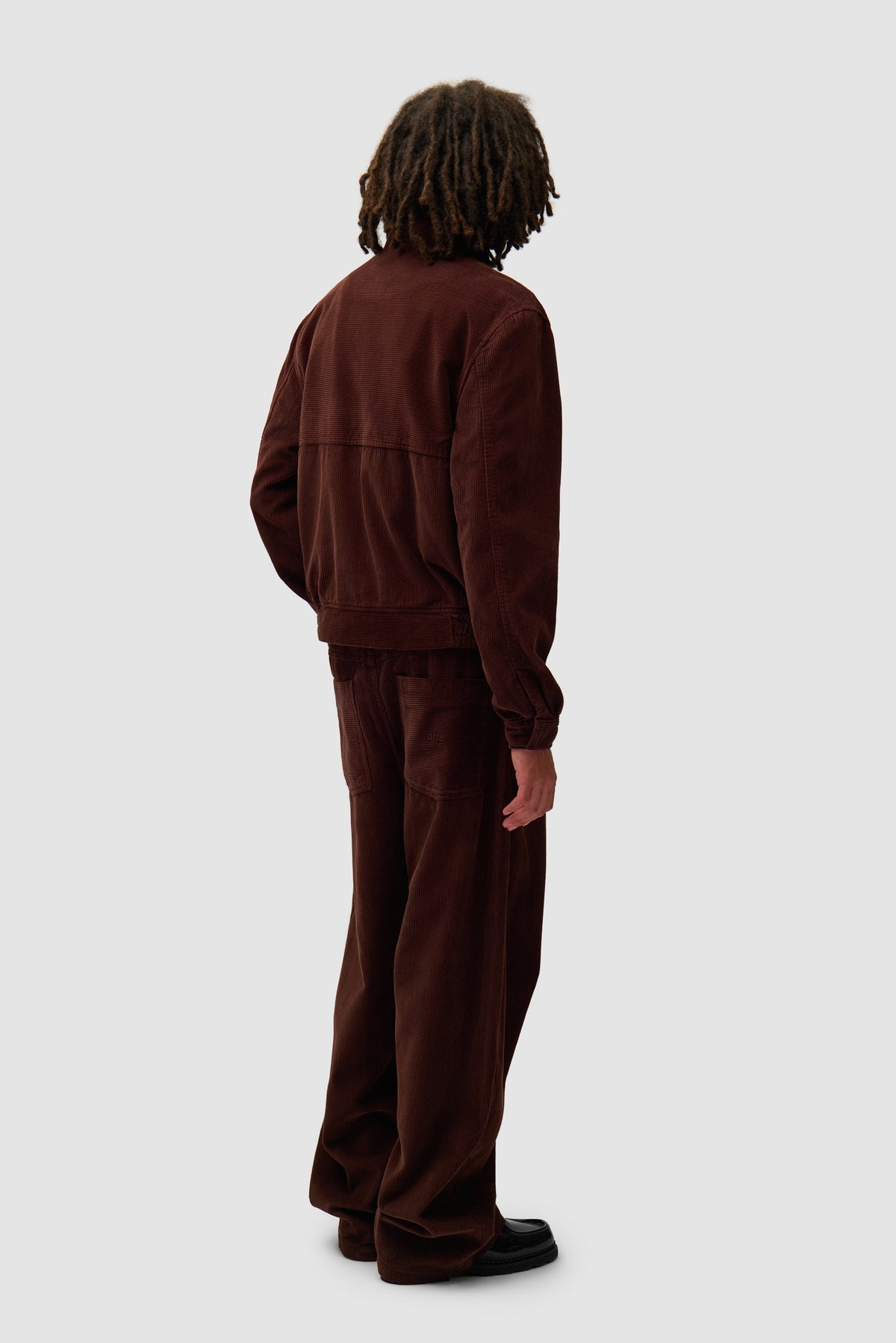Pantalon en velours côtelé - Marron