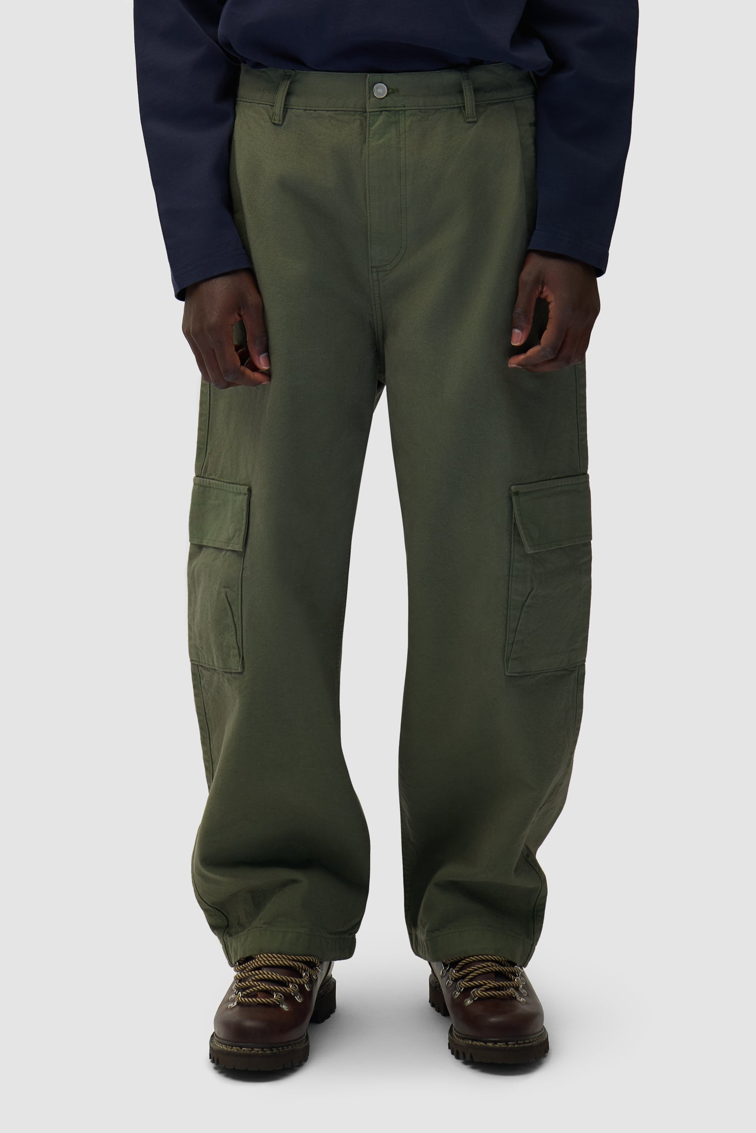 Pantalon cargo bas - Vert