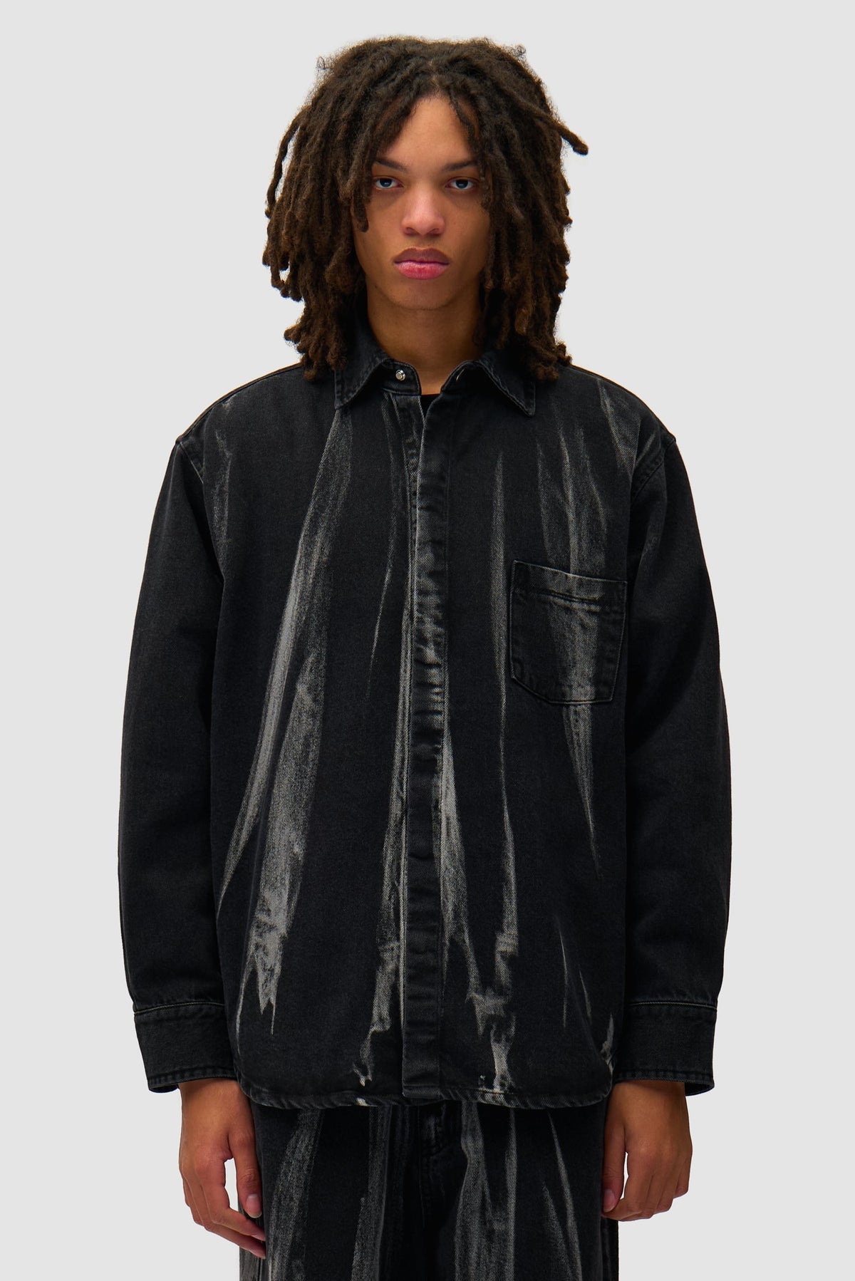 Chemise en denim - Denim noir