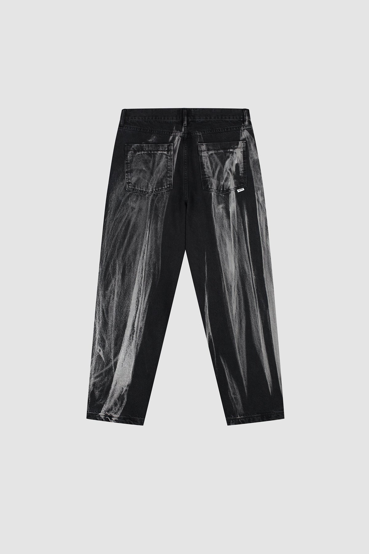 Pantalon en jean délavé - Denim noir