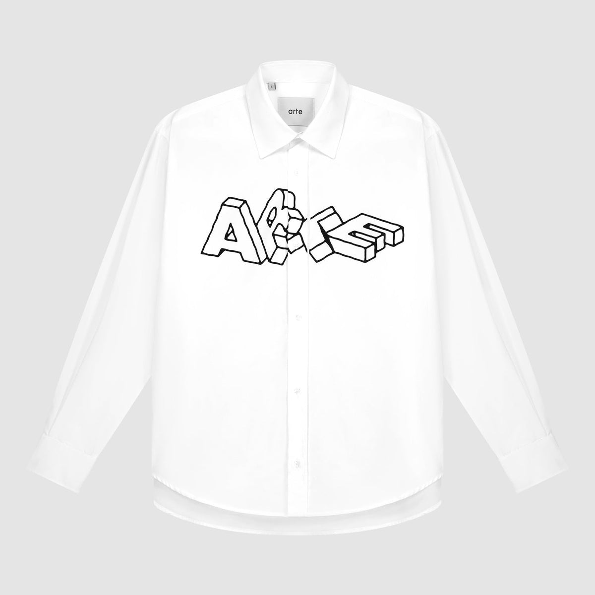 Arte Blocks Shirt - Blanc