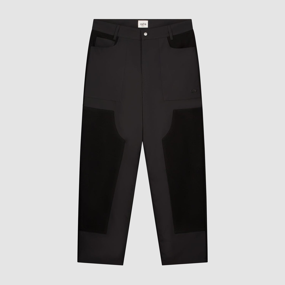 Pantalon combiné nylon/laine - Noir