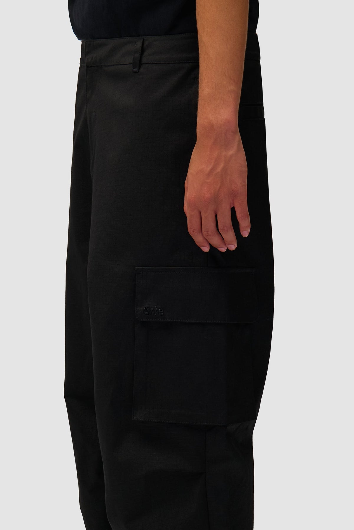 Pantalon Ripstop ciré - Noir