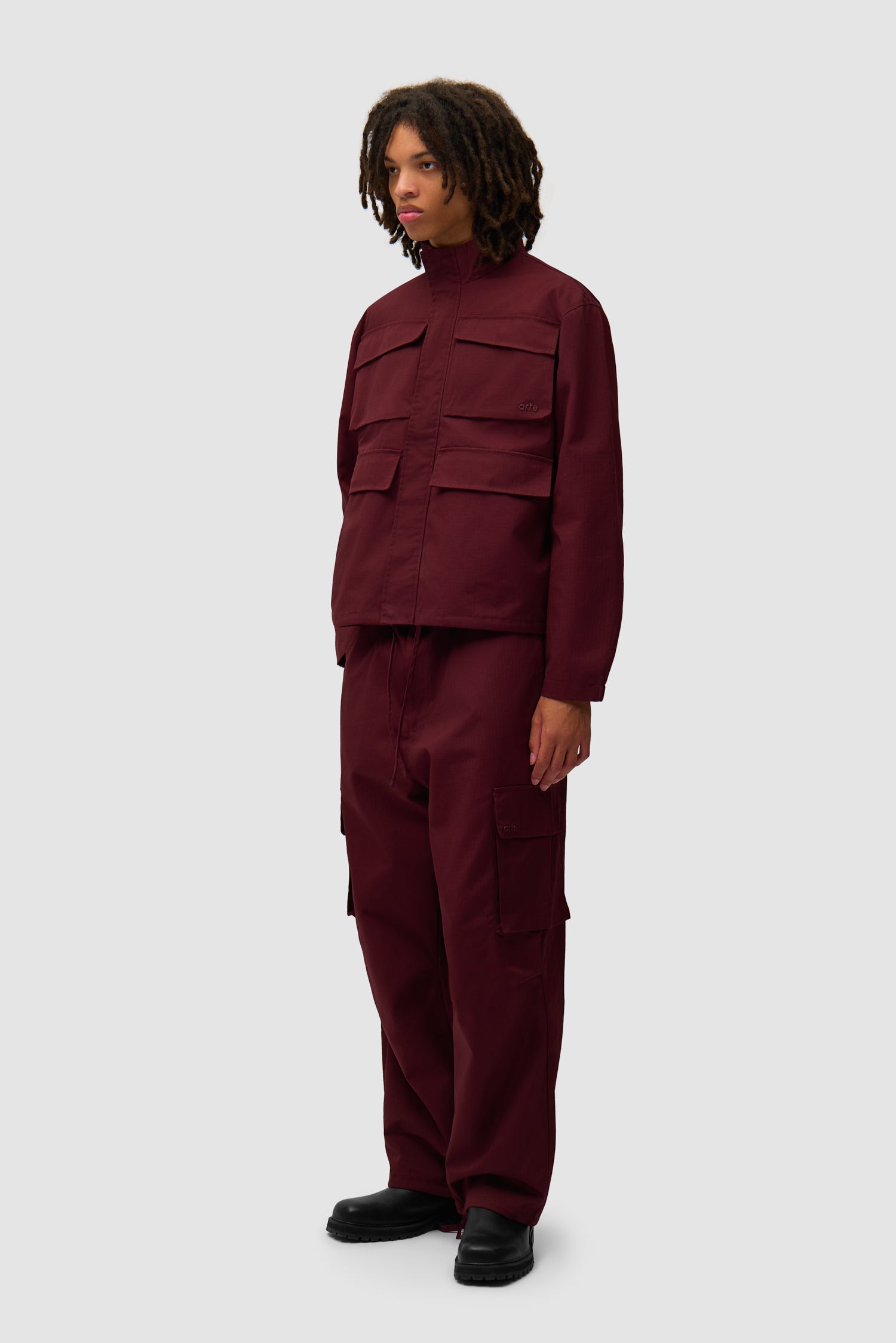 Pantalon Ripstop ciré - Bordeaux