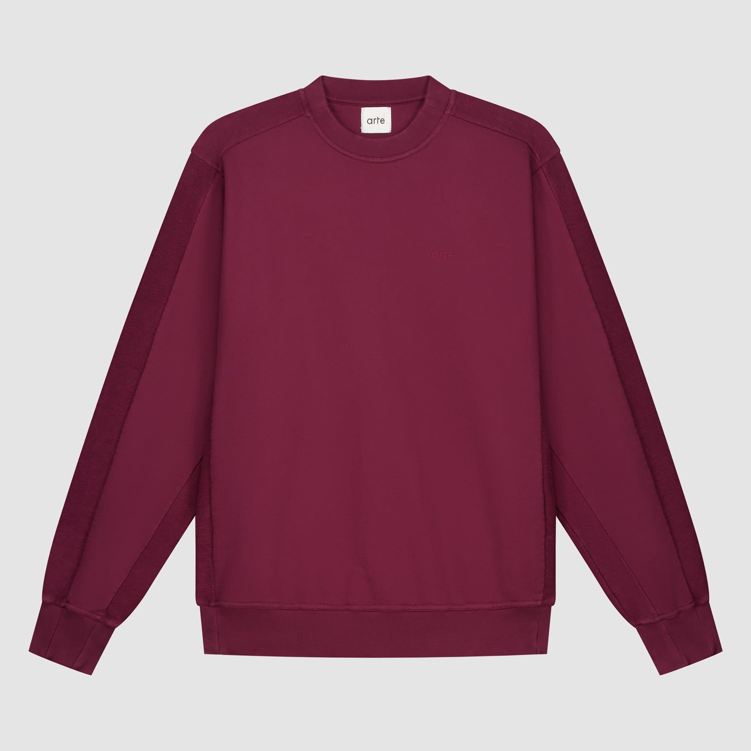 In/Out Crewneck - Bordeaux