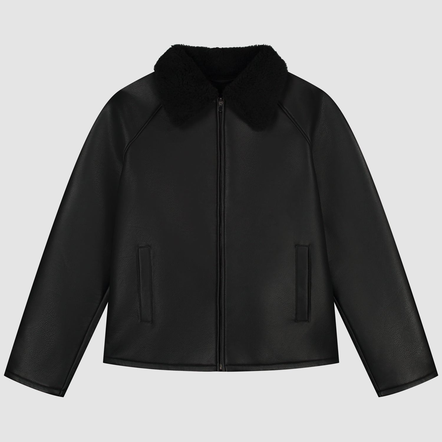 Veste en shearling - Noir