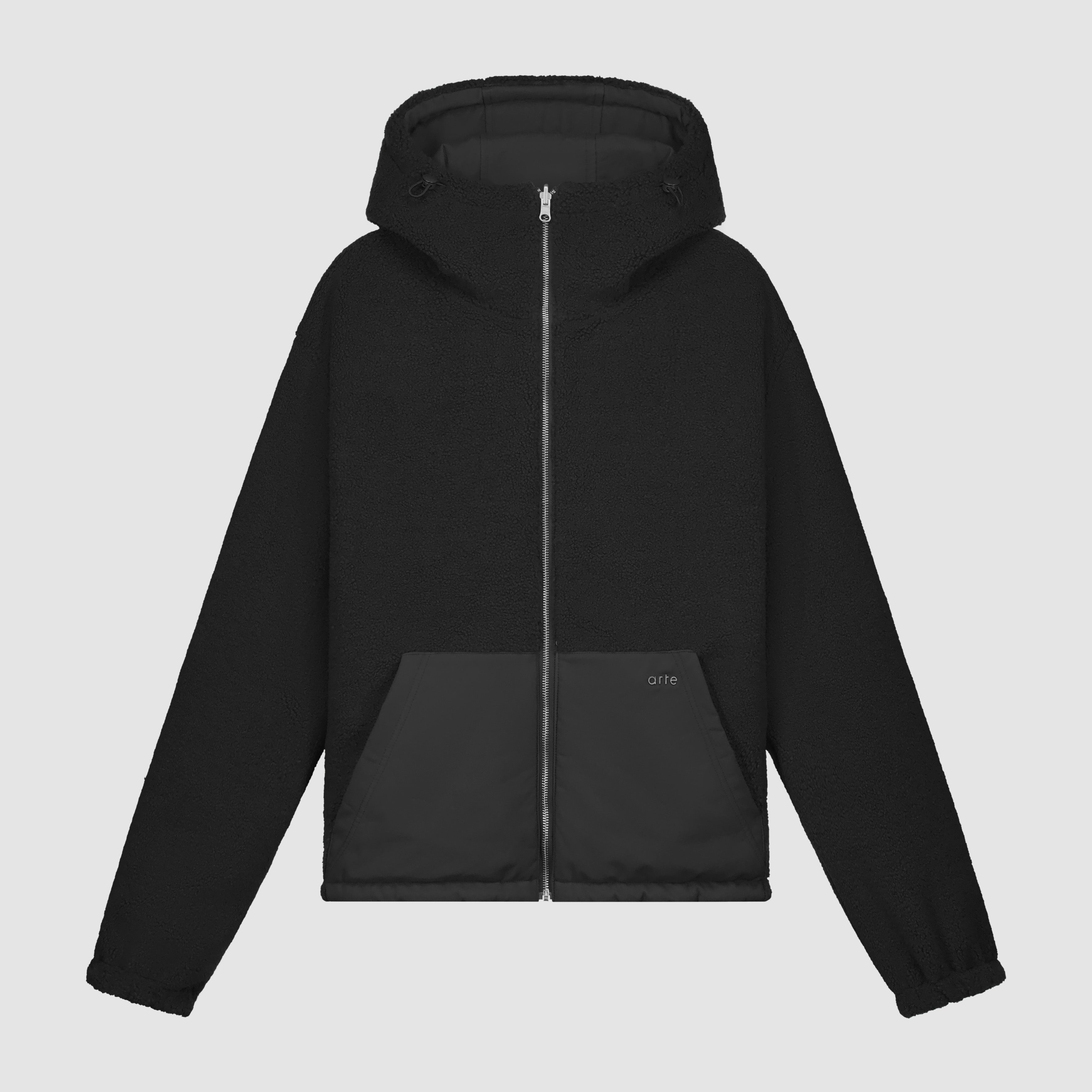 Veste technique en nylon - Noir