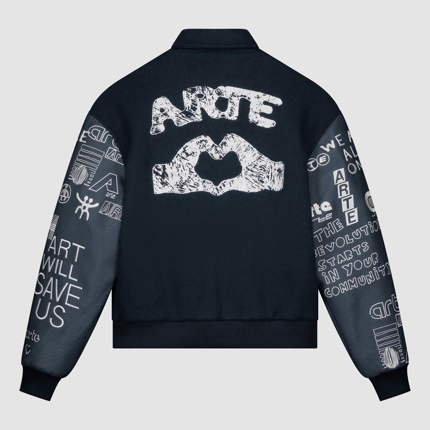 Veste de survêtement Graffiti - Marine