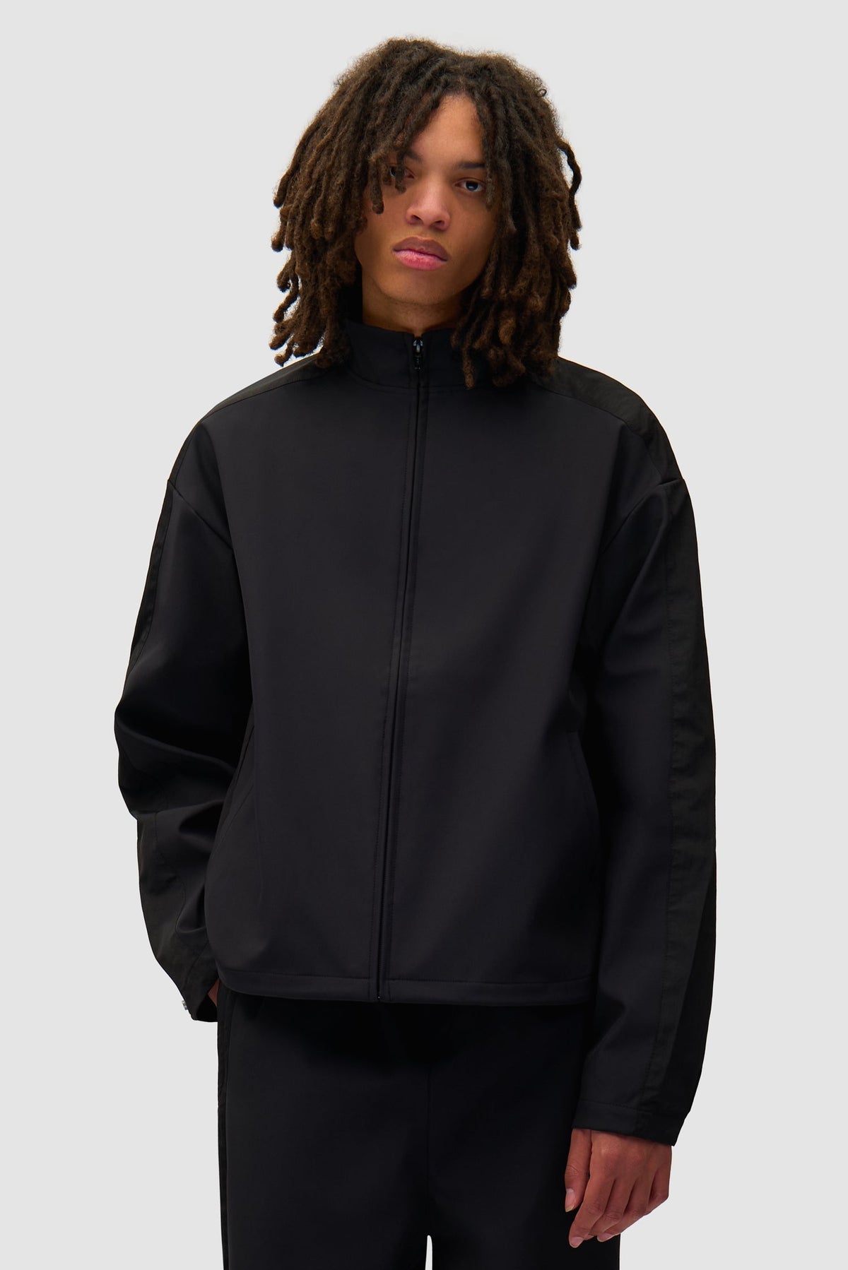 Veste de survêtement en nylon - Noir