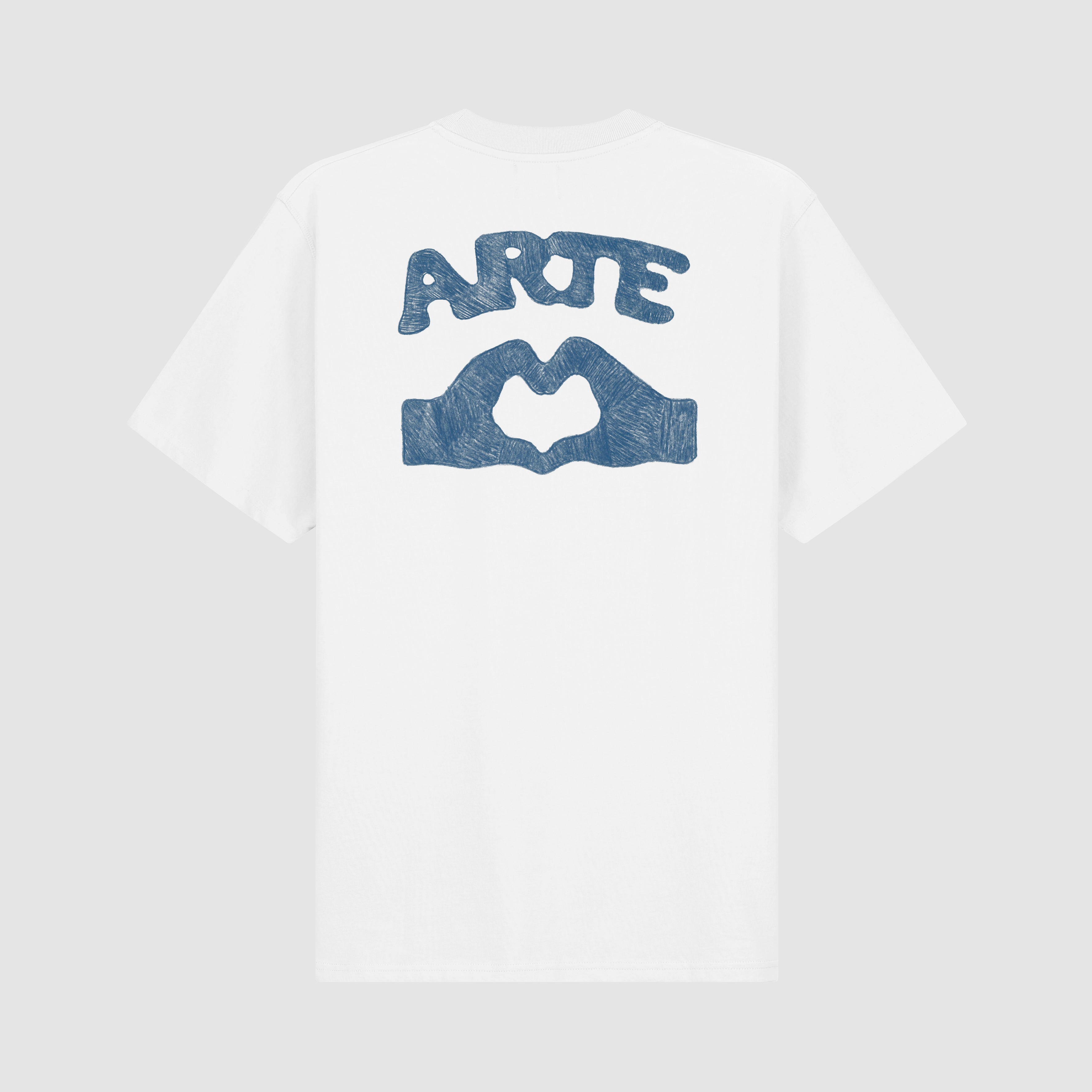 T-shirt Diels Scribble - Blanc