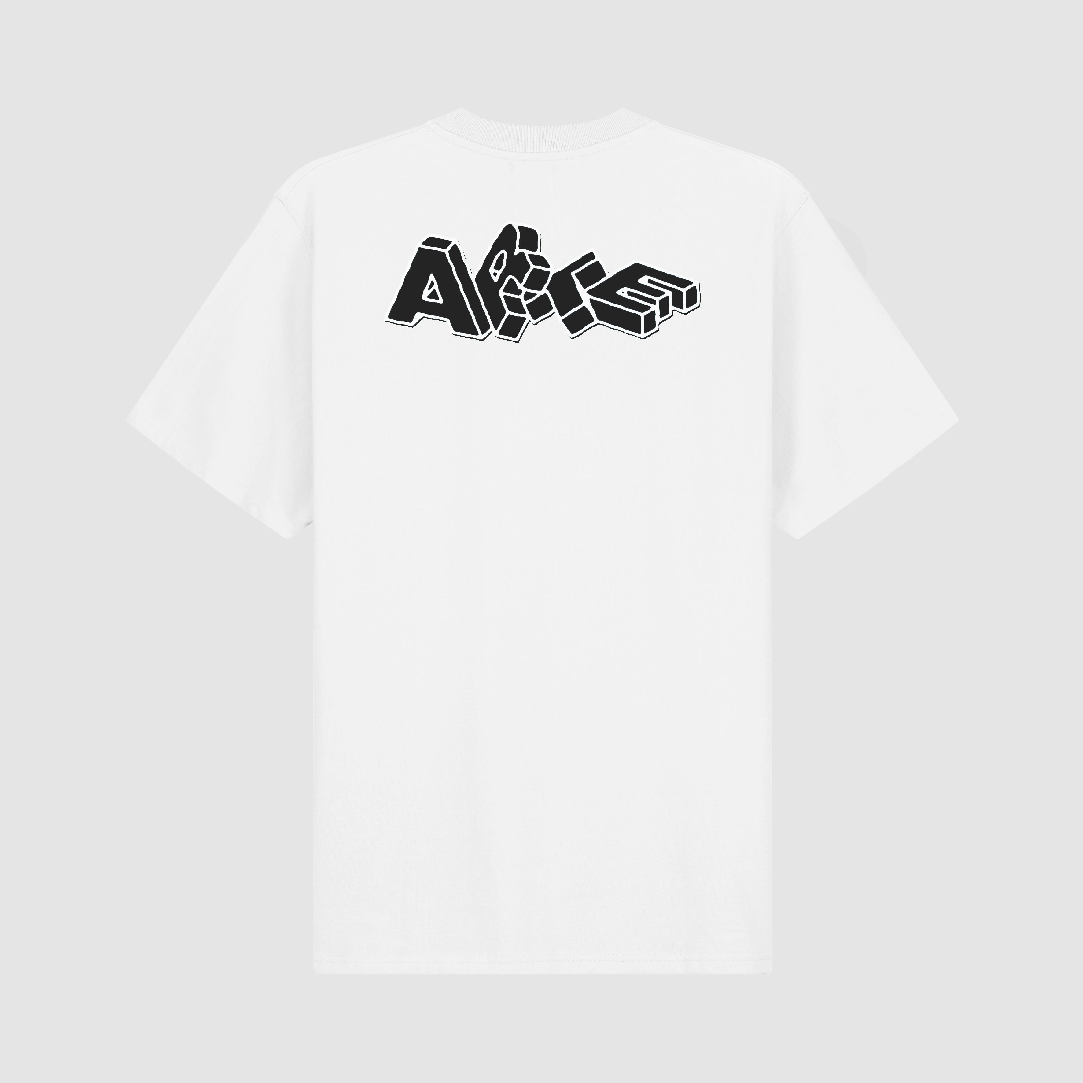 T-shirt imprimé Blocks - Blanc