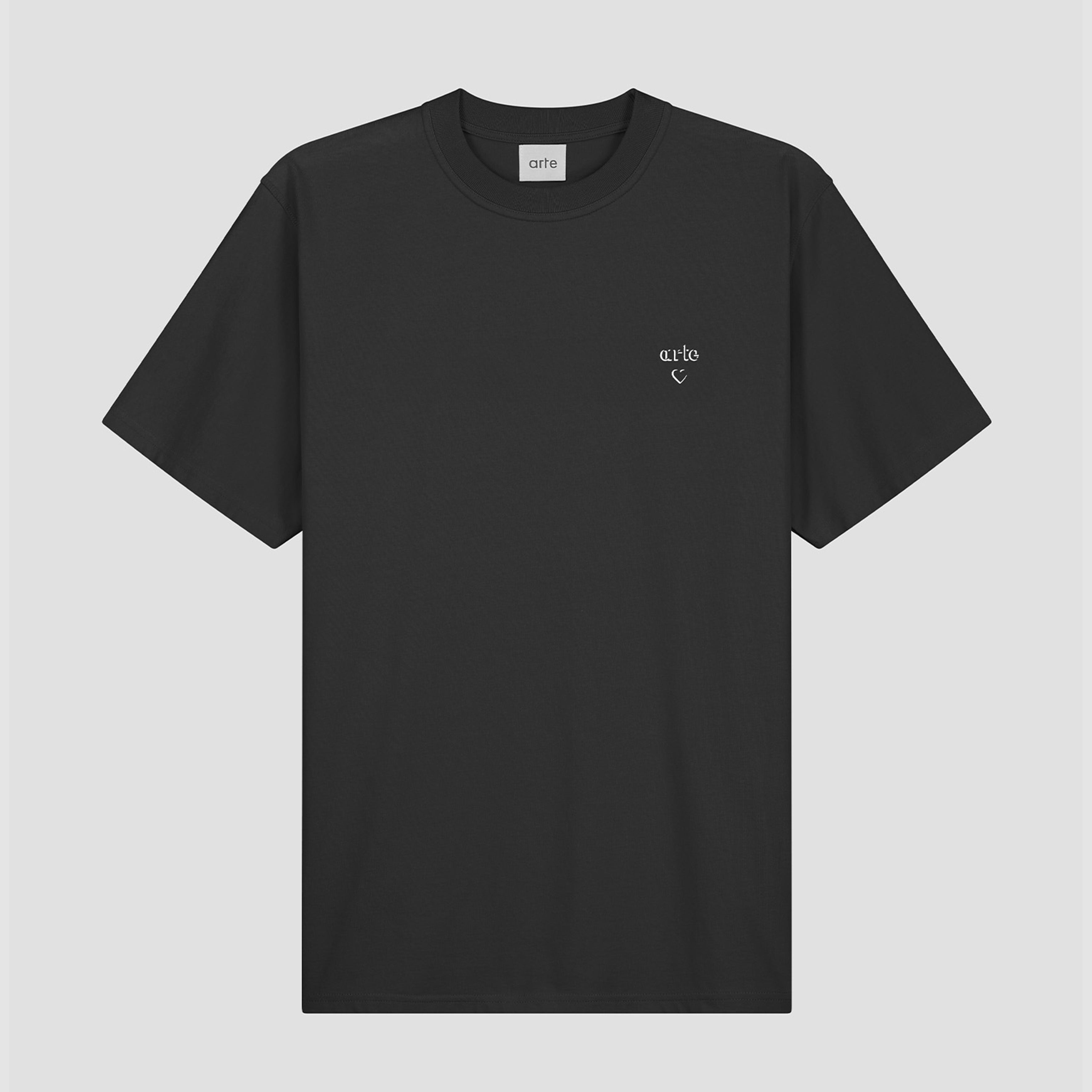 Arte - T-shirt cœur - Noir