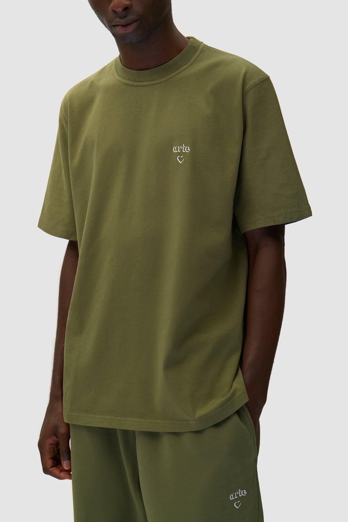Arte - T-shirt cœur - Vert