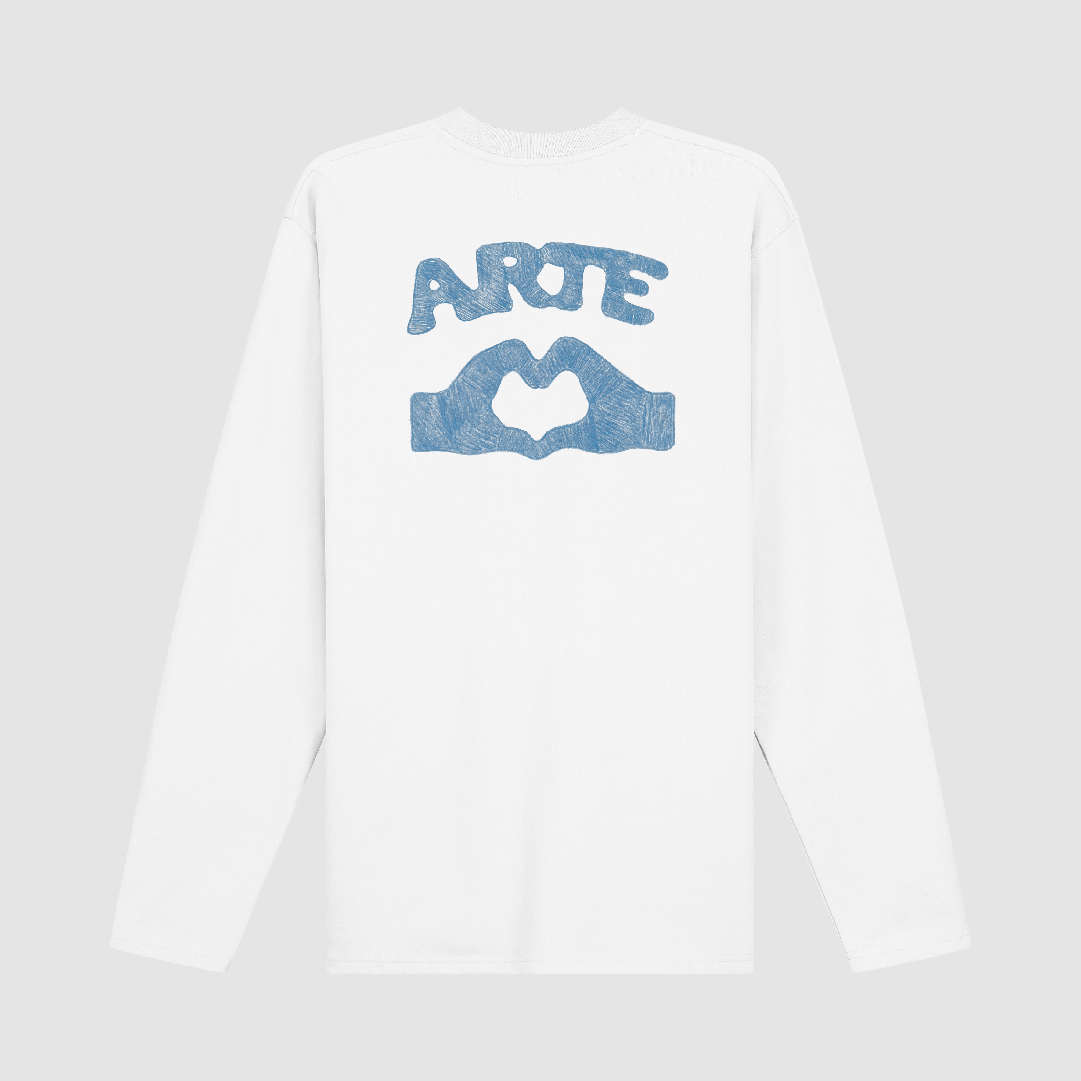 Diels Scribble Longsleeve - Blanc