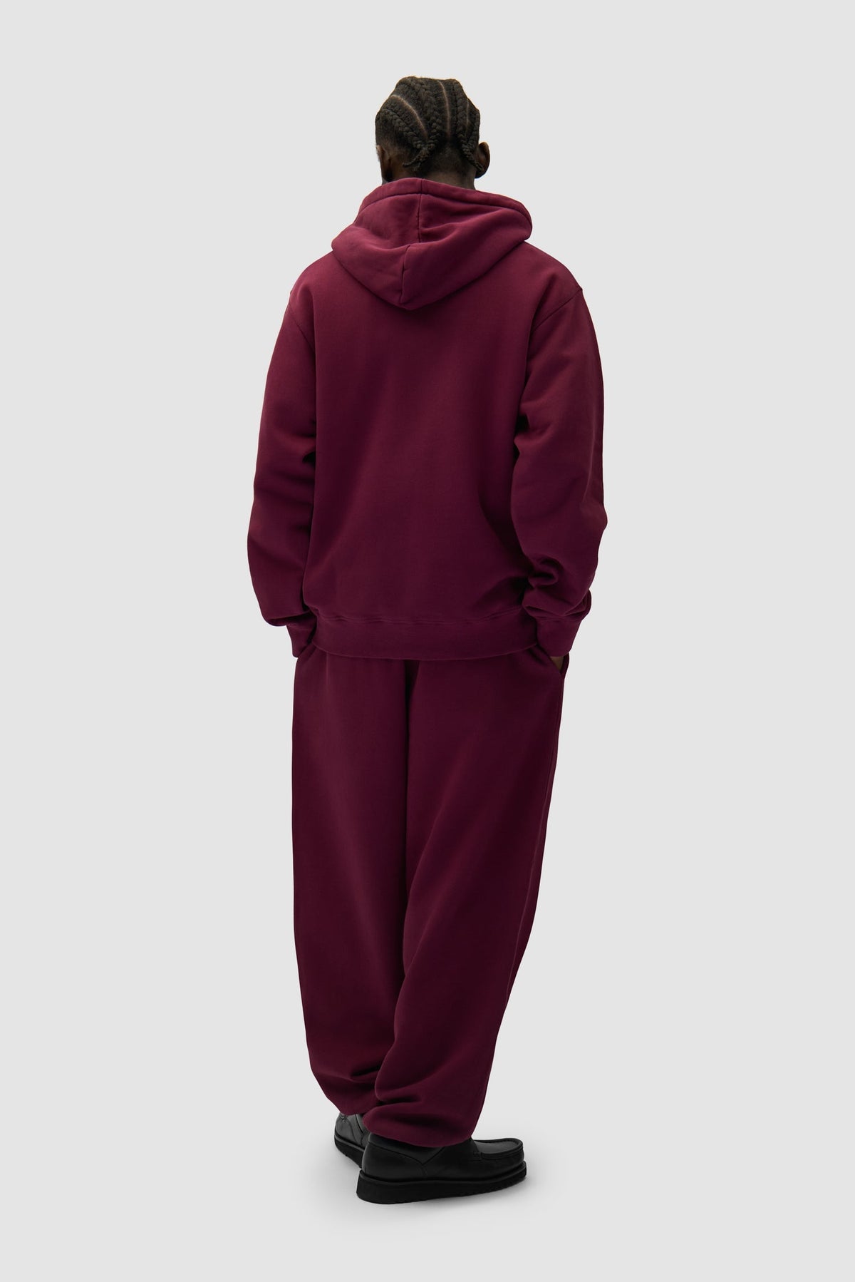 Arte Heart Hoodie - Bordeaux