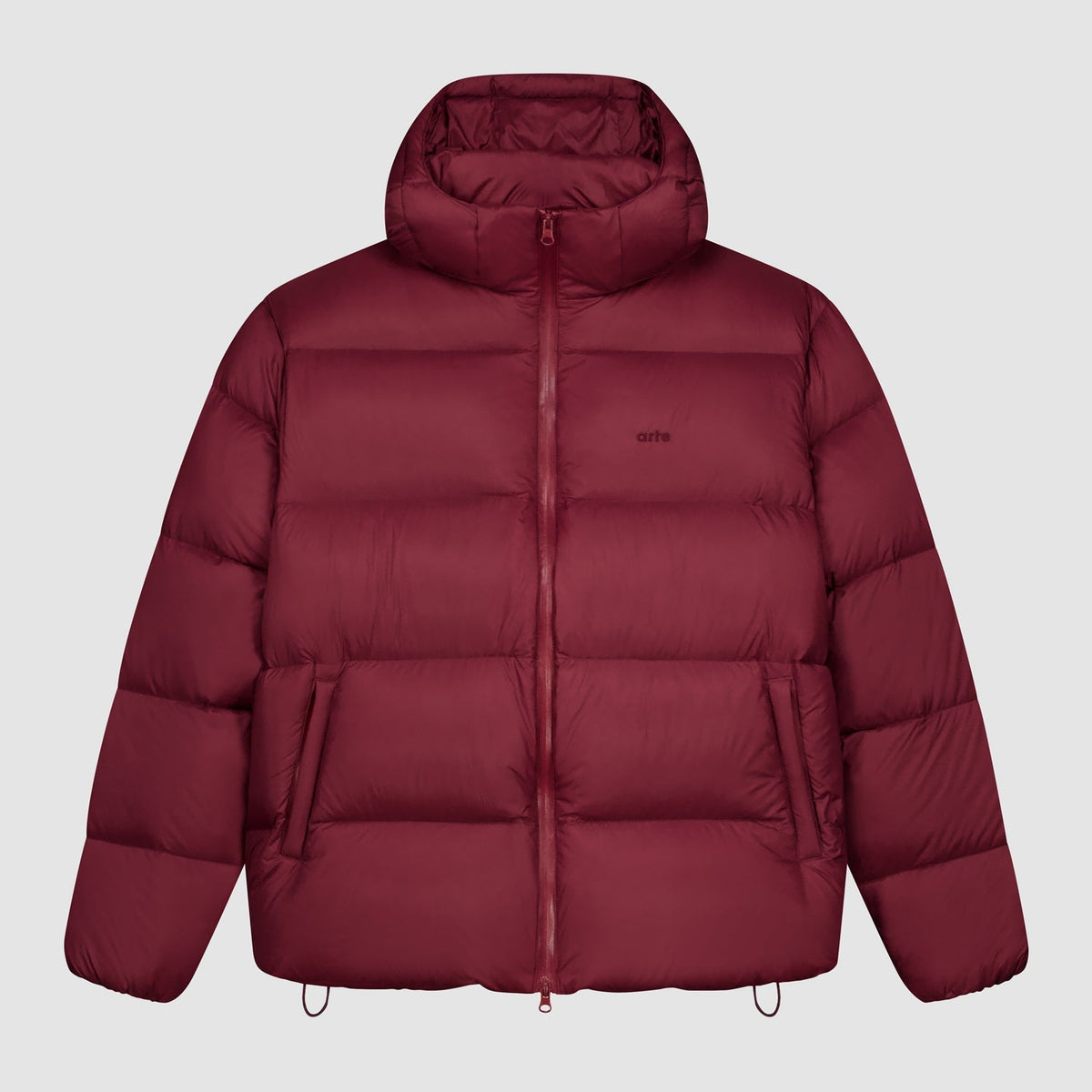 Arte Puffer Jacket - Bordeaux