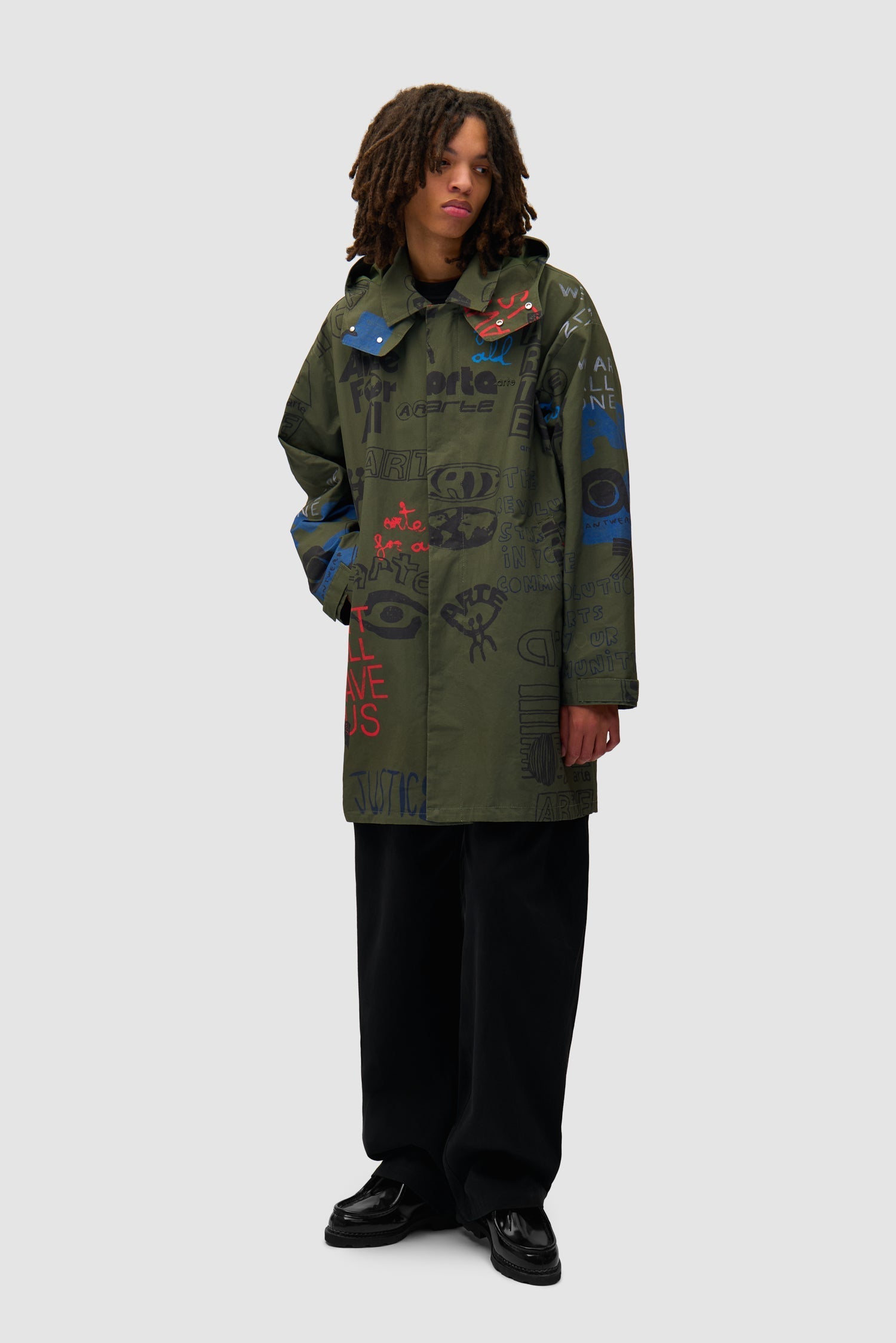 Art Saves Coat - Vert foncé