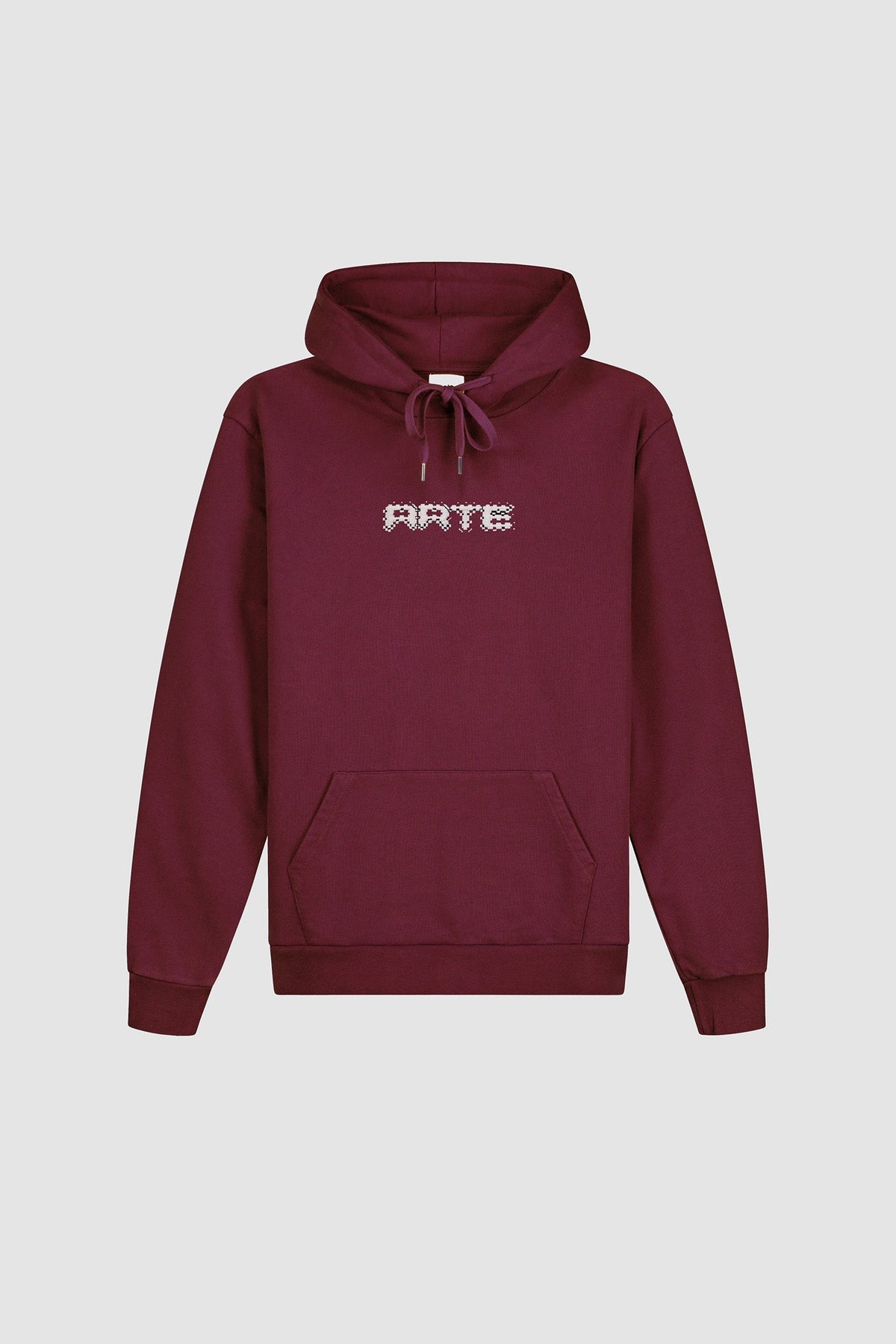 Arte Pixel Hoodie - Bordeaux