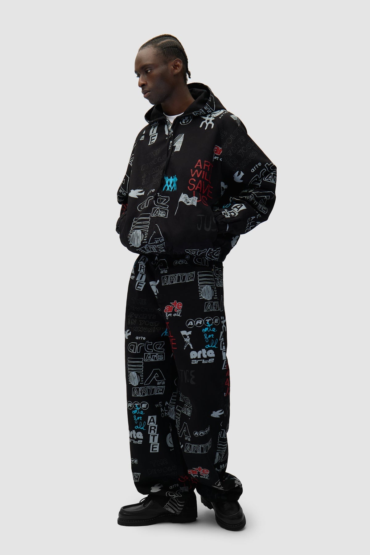 Veste Graffiti Allover - Noir