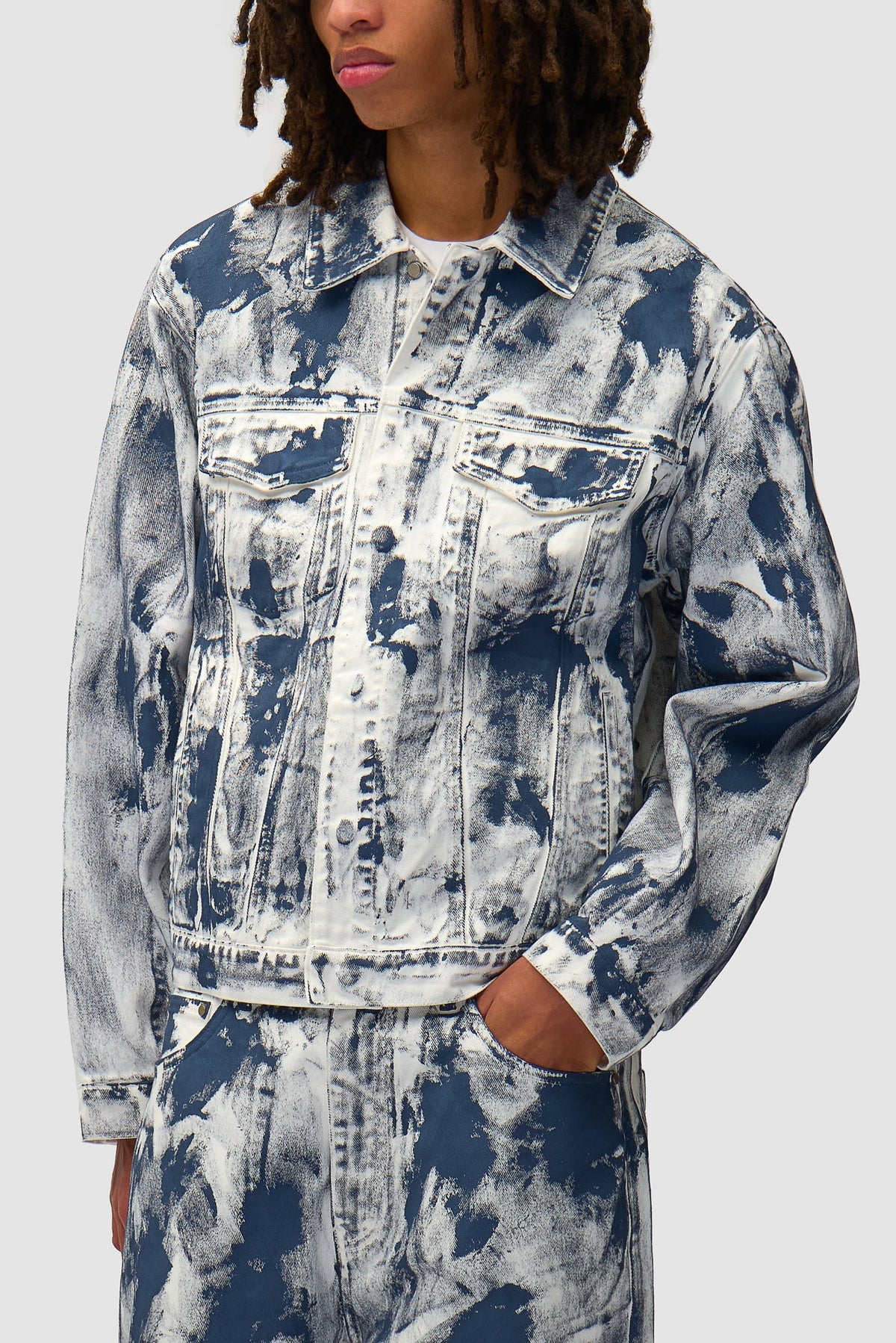 Veste peinture - Blanc